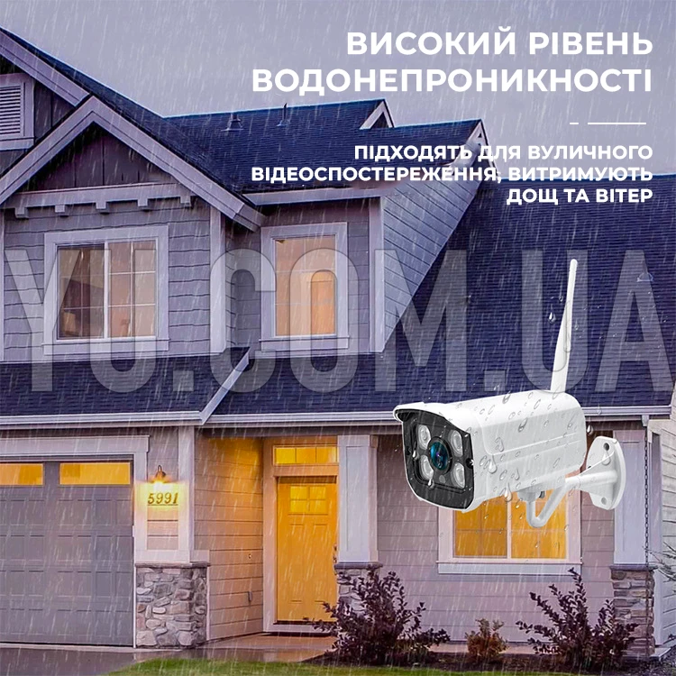 Комплект видеонаблюдения на 4 камеры NVR  KIT 601 WiFi 4CH с регистратором